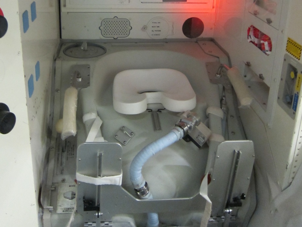 Space Toilet Gives Astronauts Smelly Time in Orbit